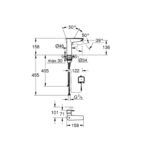 Dimensional Drawing For 239752433 By GROHE - MakramStores
