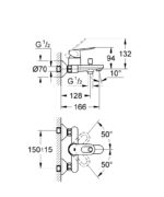 Dimensional Drawing For 3281500A By GROHE - MakramStores