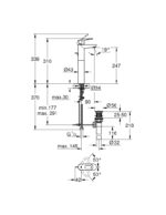 Dimensional Drawing For 32856000 By GROHE - MakramStores