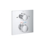 وش خلاط جروهي شاور 2مخرج أليور كروم 19446002 ثرموستات