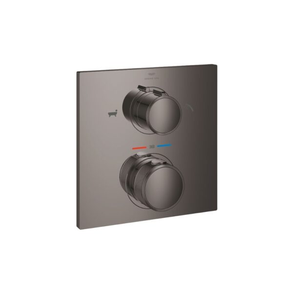 وش خلاط جروهي شاور 2مخرج أليور 19446A02 ثرموستات جرافتي لامع