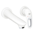 وش خلاط حوض دفن 20.3سم يوروستايل أبيض قمري من جروهي