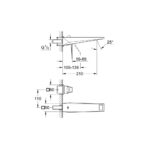 وش خلاط جروهي حوض دفن 21سم أليور كروم بريليانت 19783000