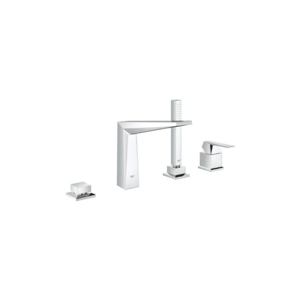 وش خلاط جروهي بانيو 4فتحة أليور كروم بريليانت 19787000