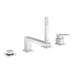 وش خلاط جروهي بانيو 4فتحة يوروكيوب كروم  19897001