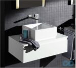 وش خلاط حوض دفن 17سم يوروكيوب جوي كروم من جروهي - Image 4