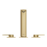 خلاط حوض جروهي 3 فتحة أليور ذهبي مط