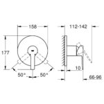 وش خلاط جروهي شطاف 1مخرج لينير كروم 24063001