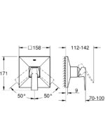 وش خلاط جروهي شطاف 1مخرج أليور 24071000 بريليانت كروم