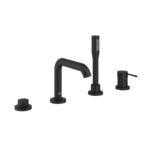 وش خلاط جروهي بانيو 4فتحة ايسنس بلاك