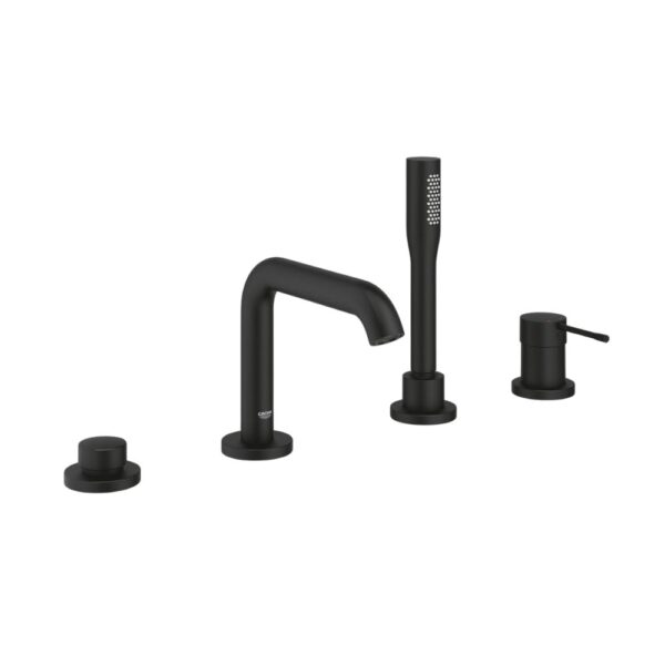 وش خلاط جروهي بانيو 4فتحة ايسنس بلاك