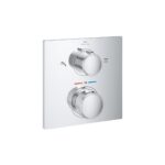 وش خلاط شاور جروهي 2مخرج أليور 29181002 ثرموستات كروم