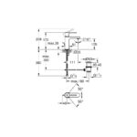 خلاط حوض جروهي قصير بالطابق بلس جرافتي مط 32612AL3