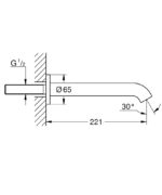 Dimensional Drawing For 13449 By GROHE - MakramStores