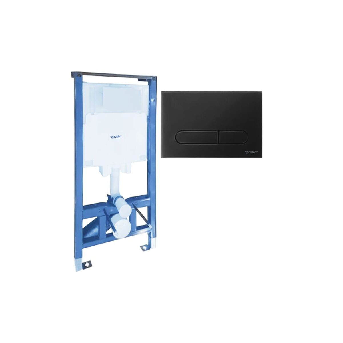 خزان دفن شاسيه كامل بالوش المزودج بيتا100 أسود مط من ديورافيت - Image 1