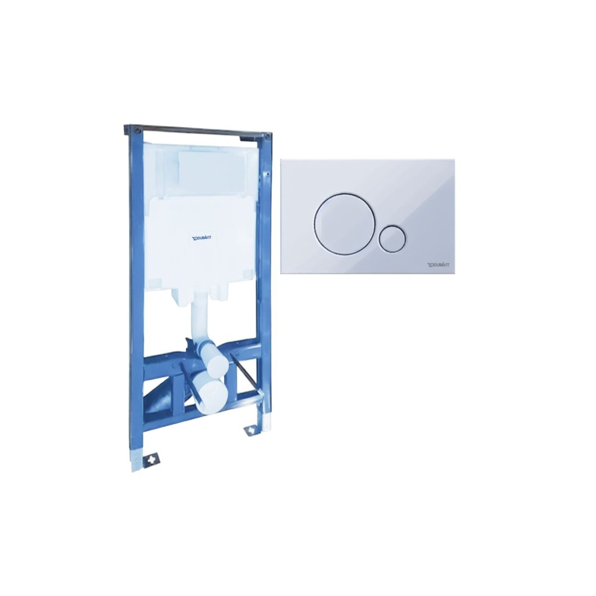 خزان دفن شاسيه كامل بالوش المزودج بيتا120 كروم من ديورافيت - Image 1