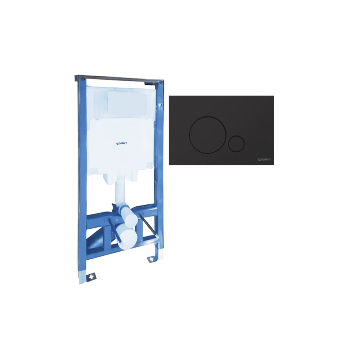 خزان دفن شاسيه كامل بالوش المزودج بيتا120 أسود مط من ديورافيت - Image 1