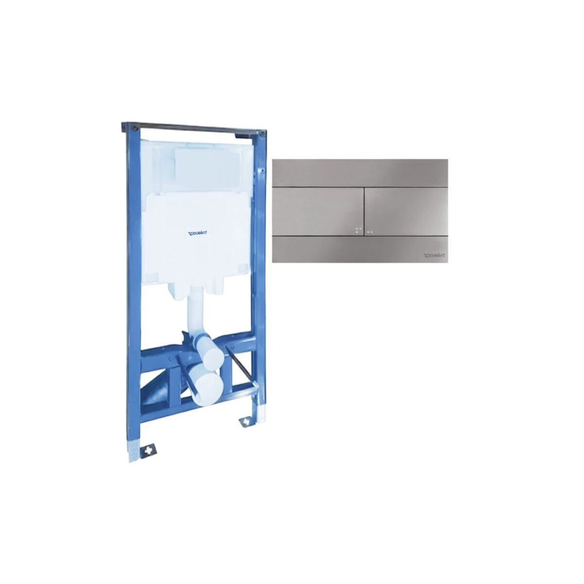 خزان دفن شاسيه كامل بالوش المزودج بيتا140 معدن كروم مط من ديورافيت - Image 1