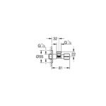 محبس زاوية بالوش 1/2*1/2 فانتوم بلاك من جروهي - Image 2