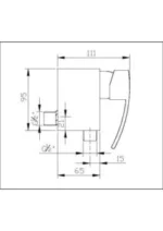 خلاط دش اسكالا كروم من سار ديزاين - Image 2