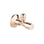 محبس زاوية بالوش 1/2*3/8 روز جولد لامع من جروهي