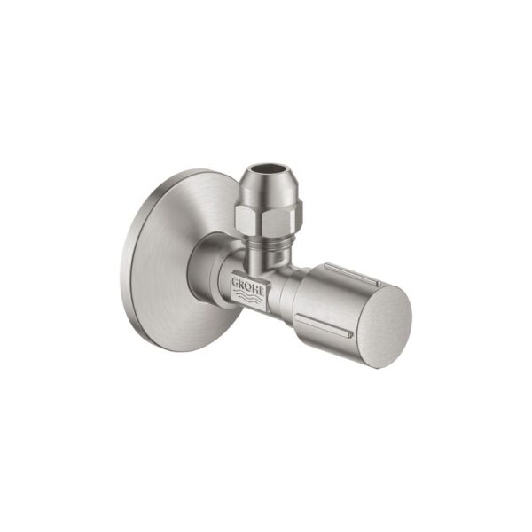 محبس زاوية بالوش 1/2*3/8 سوبر ستيل من جروهي