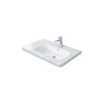 حوض ديورافيت ديوراستايل 2326800000 أبيض 80سم لوحدة موبيليا حوض يمين