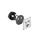 وش خلاط شاور سمارت كونترول مربع 2مخرج كروم من جروهي - Image 6