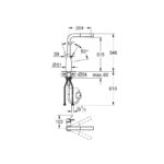 خلاط مطبخ قابل للسحب 2سرعه ايسنس فانتوم بلاك من جروهي (30504KF0) - Image 2