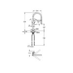 خلاط مطبخ قابل للسحب 2سرعة ايسنس روز جولد لامع من جروهي - Image 2