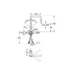 خلاط مطبخ قابل للسحب 2سرعة مينتا سوبر ستيل من جروهي (32322DC2)