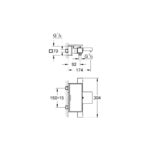 خلاط بانيو ثرموستات جروثيرم كيوب كروم من جروهي - Image 2