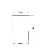 كوب زجاج اسنشيال شفاف من جروهي - Image 2