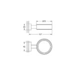 حامل صبانة اسنشيال كيوب كروم من جروهي - Image 2