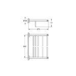 رف بشكير اسنشيال كروم من جروهي (40800001) - Image 2