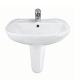 حوض 62سم بالعامود المعلق صوفيا أبيض من ايديال ستاندر