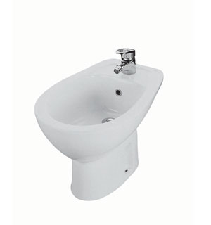 بيديه أرضي بالدش صوفيا أبيض من ايديال ستاندر