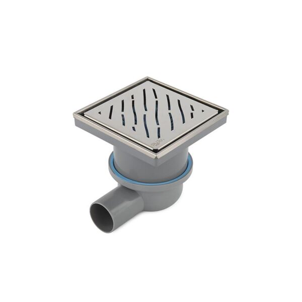 بيبه حمام بالوش 15سم DL-01-15H تصريف أفقي كروم من بيورا