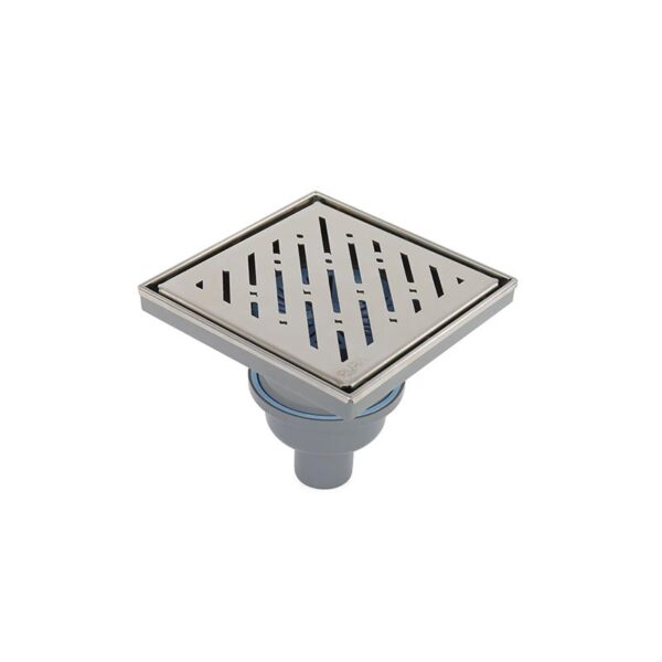 بيبه حمام بالوش 20سم DL-02-20V تصريف رأسي كروم من بيورا