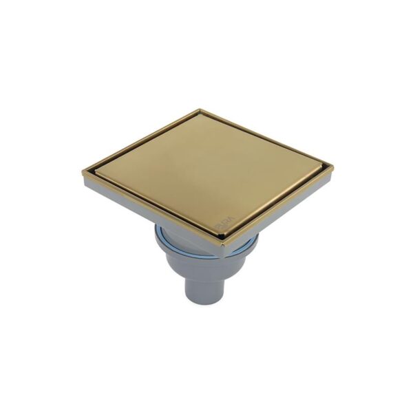 بيبه حمام بالوش 20سم DL-06-20GV تصريف رأسي ذهبي مط من بيورا