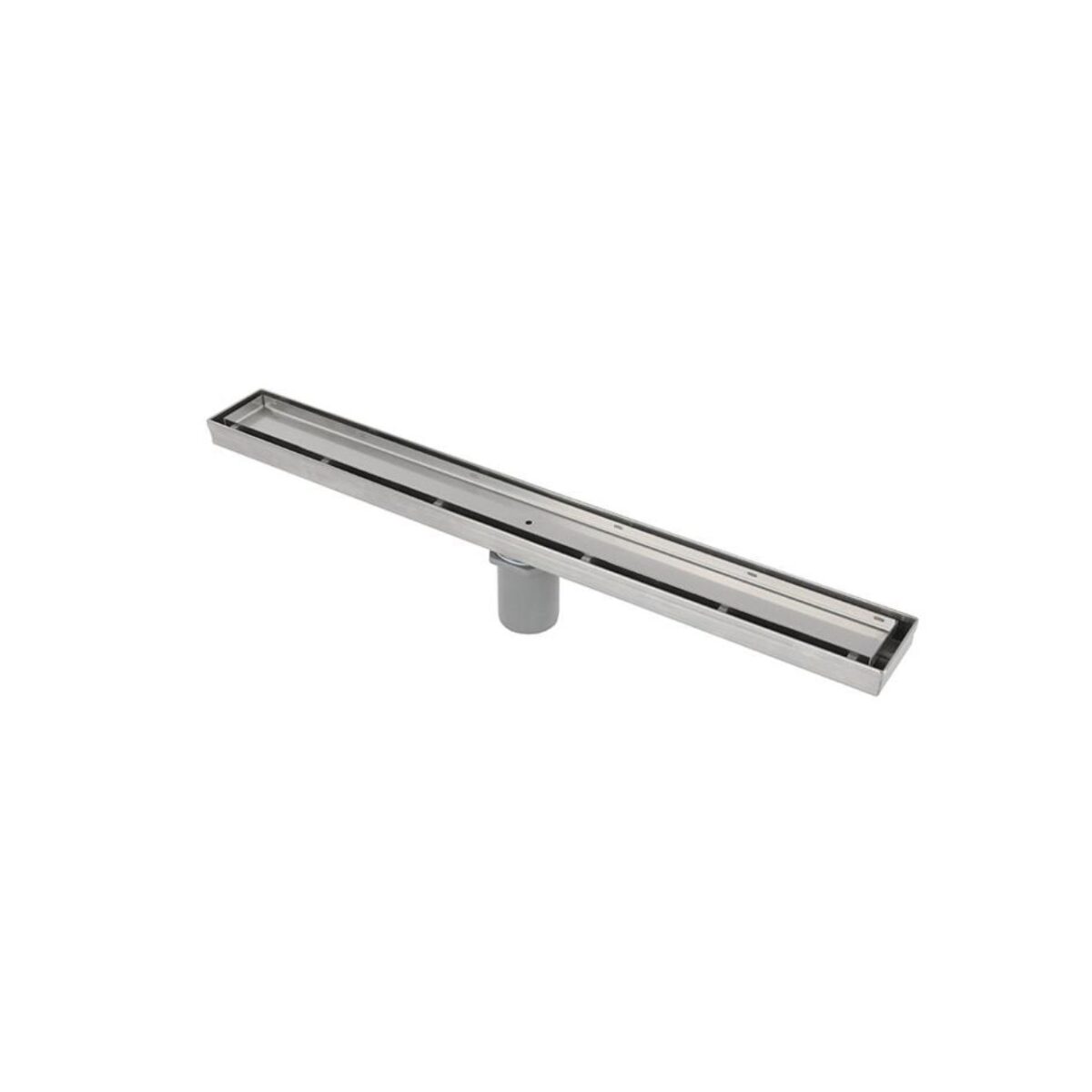 مجرى شاور قابلة للتبليط 60سم DL-11-60 تصريف رأسي كروم من بيورا - Image 1