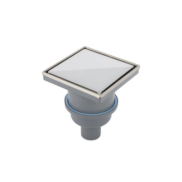 بيبه حمام بالوش 15سم DL-GW-15V تصريف رأسي كروم من بيورا