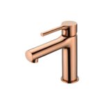 خلاط حوض جواد رولز RLS-0194PVR روز جولد لامع وسط بالطابق