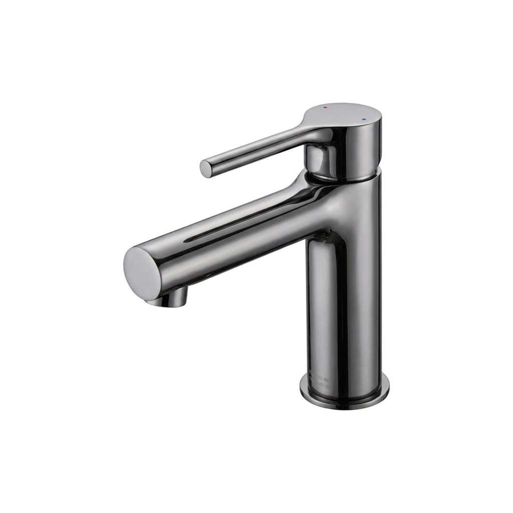 RLS-0194PVY خلاط حوض وسط بالطابق رولز جرافتي لامع من جواد - Image 1