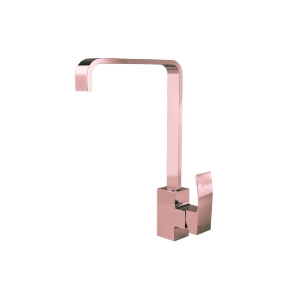 خلاط حوض جواد سنترينو SAN-0039PVR لارج أكرة جانبية روز جولد لامع