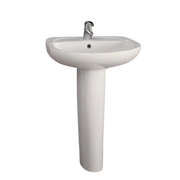 حوض صوفيا 62سم بالعامود الطويل برجامون ايديال ستاندر