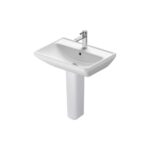 حوض ديورافيت 60سم بالعامود