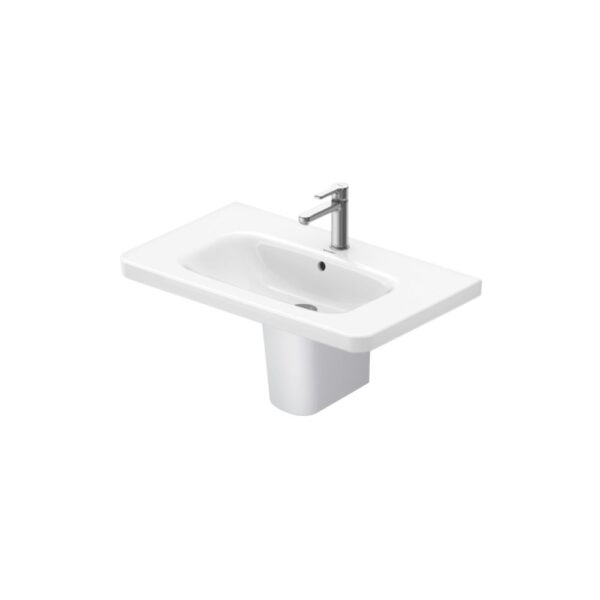 حوض ديورافيت وسط ديوراستايل أبيض