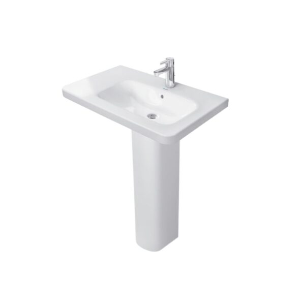 حوض ديورافيت يمين ديوراستايل أبيض