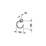 فواطة حلقة دائرية دي كود كروم من ديورافيت - Image 2